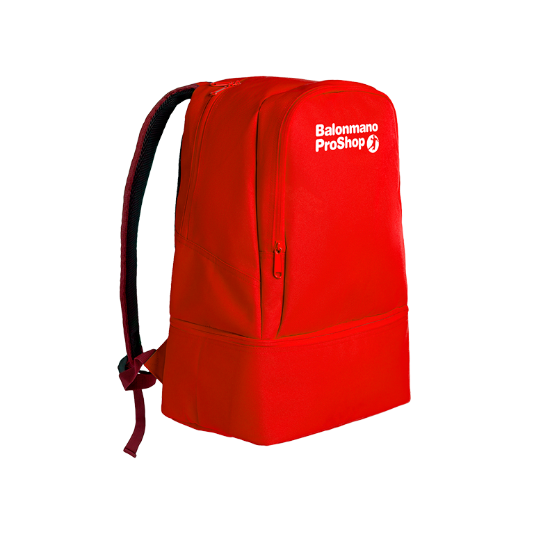 Mochila con zapatillero BMPS 2022 Rojo - Balonmano Pro Shop
